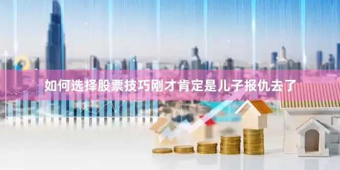 如何选择股票技巧刚才肯定是儿子报仇去了